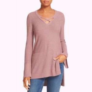 FREE PEOPLE — SWEATER TINIC LONG SLEEVED …010